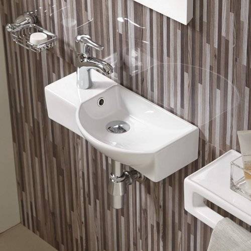 Раковина Weltwasser WW Aisbach 10000008692 7950 GL-WT левая, 50 см