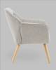 Кресло Stool Group Вэйл QH-8904K DAG-18(80) light grey светло-серый фото 4
