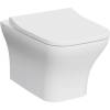 Унитаз подвесной Vitra Zentrum Square 7484B003-0075 безободковый, сиденье микролифт