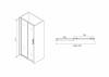 Дверь в нишу Abber Schwarzer Diamant AG30150BH фото 5