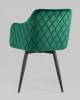Кресло Stool Group Ника MC66-5F KD HLR-56 велюр изумрудный фото 4