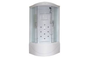 Душевая кабина Royal Bath RB100NRW-C с высоким поддоном, с сиденьем и парогенератором