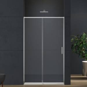 Душевая дверь в нишу Vincea Soft 2 VDS-3SO2100CL профиль хром, стекло прозрачное, 100x200