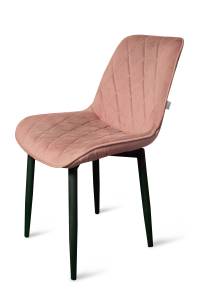 Стул Арника Оскар 00-00273266 черный матовый Томми 14 пыльная роза