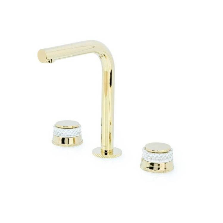 Смеситель для раковины Boheme Aura 152-G-A золотой