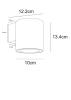 Уличный настенный светодиодный светильник Arte Lamp Torcular A1813AL-1BK фото 2