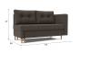 Кушетка Лига Диванов Лига-098 132576 Коричневый фото 9