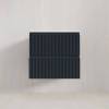 Тумба с раковиной Style Line Марокко 60 подвесная, 2 ящика, графит, раковина антрацит