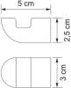Крючок Wasserkraft Kammel K-8323white фото 4