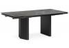 Стол Woodville Монерон 621196 nero marquina, черный 180(240)x90x77