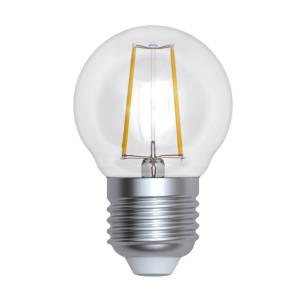 Лампа светодиодная филаментная Uniel LED-G45-9W/4000K/E27/CL PLS02WH