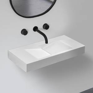 Раковина Abber Stein AS2641 подвесная, белая матовая