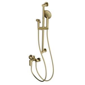 Смеситель для душа Wonzon & Woghand WW-A4888-BG с душевым гарнитуром, брашированное золото