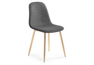 Стул Woodville Dabl 15324 dark gray / gold