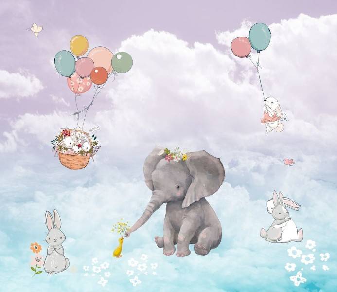 3D Фотообои Artegrafico «Мечтатели» KID-155 песок