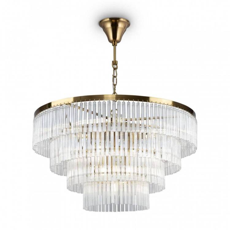 Подвесная люстра Maytoni Colonne MOD093PL-13BS Латунь