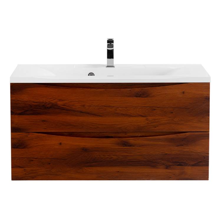 Тумба с раковиной BelBagno MARINO 100 подвесная, Rovere Cillegio