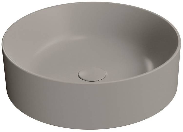 Раковина GSI Kube X 942705 серый беж матовый, 45x45