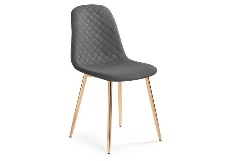 Стул Woodville Dabl 15324 dark gray / gold