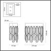 Настенный светильник Odeon Light Hall Dakisa 4985/2W фото 2