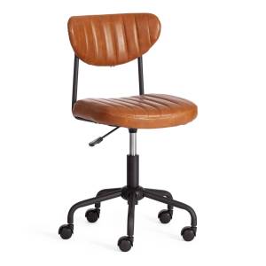 Кресло компьютерное Tetchair Slim 20198 коричневый, искуственная кожа