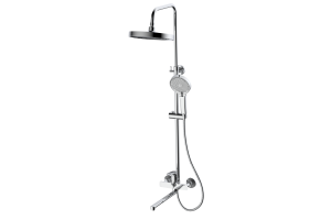 Душевая стойка Avrora Nova AV6040 со смесителем, хром