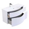 Тумба для комплекта Kerama Marazzi Riva 100 белая матовая, левая фото 2