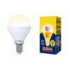 Лампа светодиодная Volpe LED-G45-9W/WW/E14/FR/NR фото 2