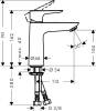 Смеситель для раковины Hansgrohe Talis E 71712000 хром фото 3