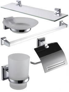 Набор аксессуаров для ванной Bath Plus Prime SET5 PR-9900-5 хром