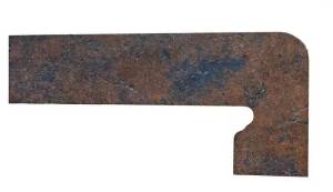 Плинтус Exagres Metalica Zanq. Cherry Derecha правый 39.5x17.5