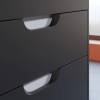 Тумба с раковиной Uperwood Modul 393020549 подвесная, матовая, черная, 65 см фото 7