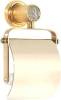 Набор Boheme Royal Cristal Ершик Gold + Дозатор Gold + Стакан Gold + Держатель туалетной бумаги Cold с крышкой + Полотенцедержатель Gold фото 3