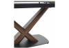 Стол Woodville Blanco 593889 matt black marble solid ceramic/орех 160(240)x90x76 фото 8