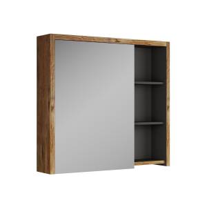 Зеркало-шкаф Veneciana Olona 80 68028 пихта, графит