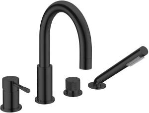 Смеситель для ванны Boheme Uno 460-B black