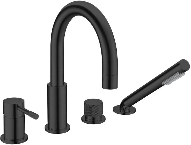 Смеситель для ванны Boheme Uno 460-B black