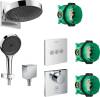 Душевой комплект Hansgrohe Rainfinity 250 (3 jet) 26232000 + 26852000 + 26455000 + 15761000 + 15764000