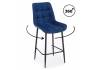 Полубарный стул Notta Челси 360 632580 синий (zd 798) / черный