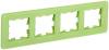 Рамка 4-постовая IEK Brite BR-M42-G-41-K06 эко грин