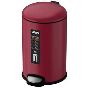 Ведро с микролифтом 12 л JAVA S-885-12R малиновый