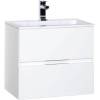 Тумба с раковиной Aquanet Алвита 60 213095 белый, 531x600x450