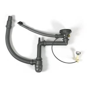 Сифон Melana S011 одинарный с переливом 3 1/2"