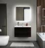 Тумба с раковиной BelBagno MARINO-CER-MINI 80 Nero Lucido фото 6