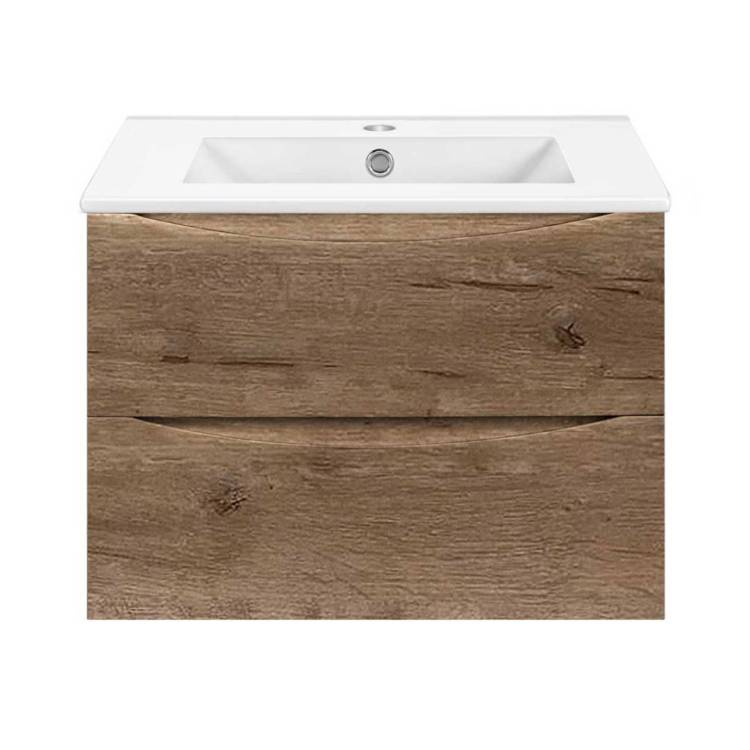 Тумба с раковиной Vincea Mia Slim VMC-2MC700S1VO Коричневый