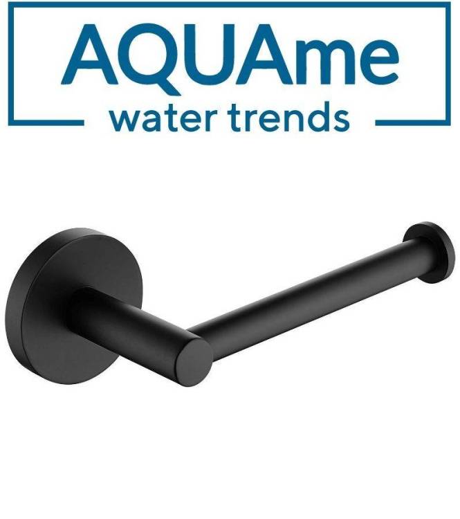 Держатель туалетной бумаги AQUAme Trento AQM7208MB черный