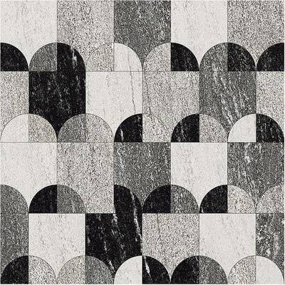 Керамогранит Fioranese Granum GRA607L Deco Arcs Grigio levigato 60x60
