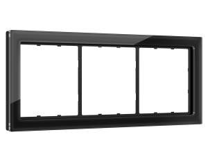Рамка 3-постовая Ambrella Volt Sigma SF350803 черный стекло закаленное натуральное