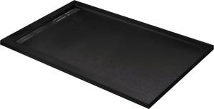 Поддон для душа Cezares TRAY-AS-AH-120/90-30-NERO 120x90, с сифоном, черный матовый