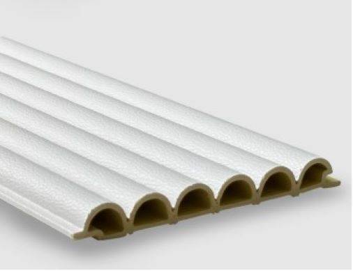 Рифленая панель Bonaparte Pipe white skin 280x13.2x1.5
